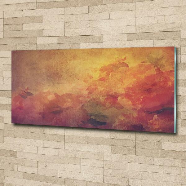 Glazen schilderij Bloemen