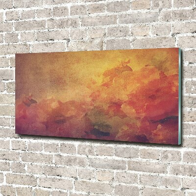 Glazen schilderij Bloemen