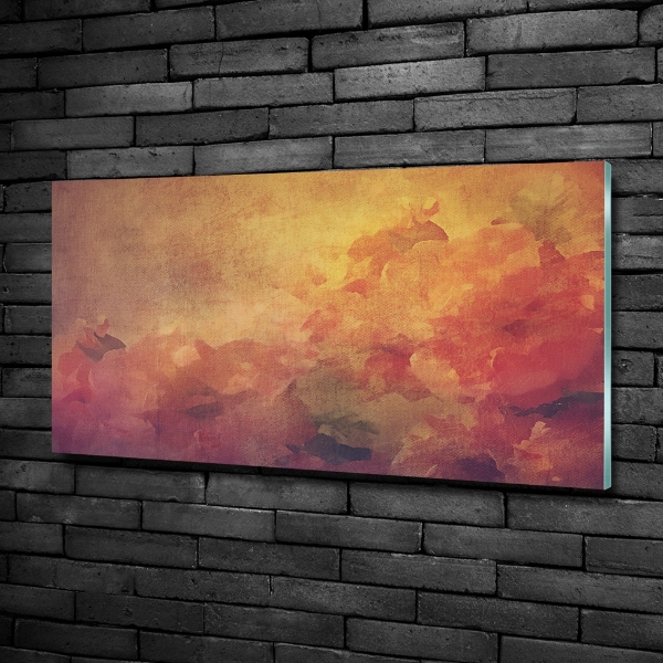 Glazen schilderij Bloemen