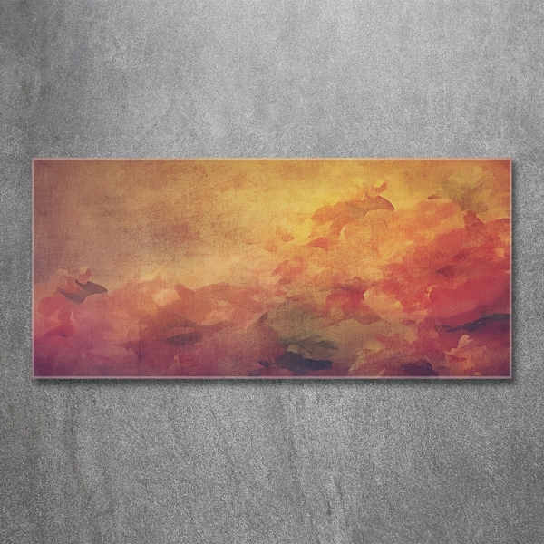 Glazen schilderij Bloemen