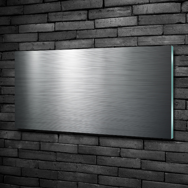 Schilderij op glas Metalen achtergrond