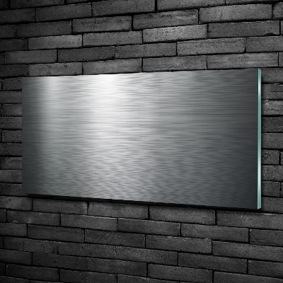 Schilderij op glas Metalen achtergrond