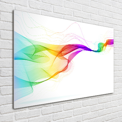 Schilderij glas Kleurrijke abstractie