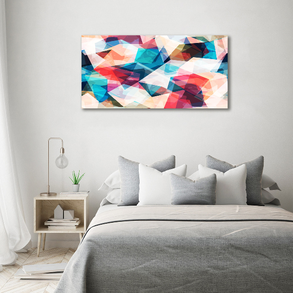 Foto schilderij op glas Abstracte mozaïek