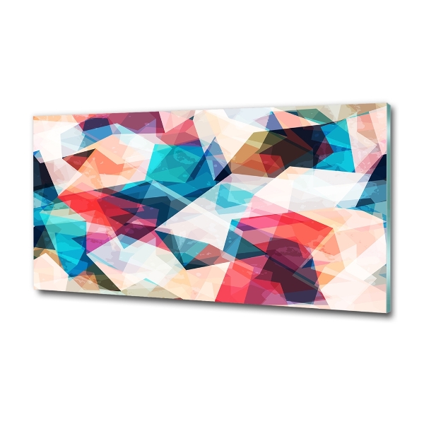 Foto schilderij op glas Abstracte mozaïek