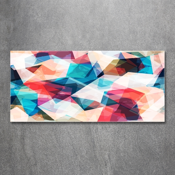 Foto schilderij op glas Abstracte mozaïek