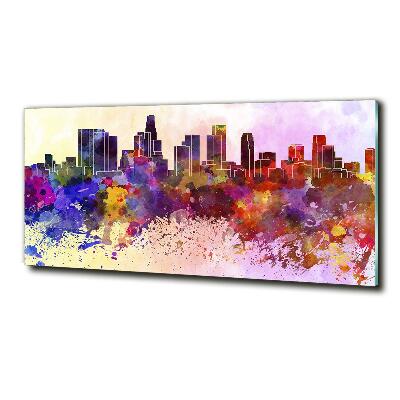 Schilderij glas De kleuren van Los Angeles
