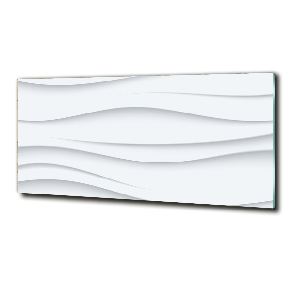 Foto schilderij op glas Abstracte golven