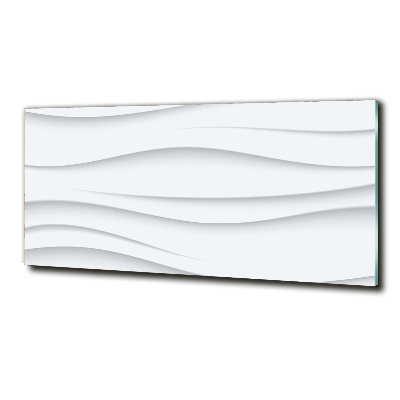 Foto schilderij op glas Abstracte golven