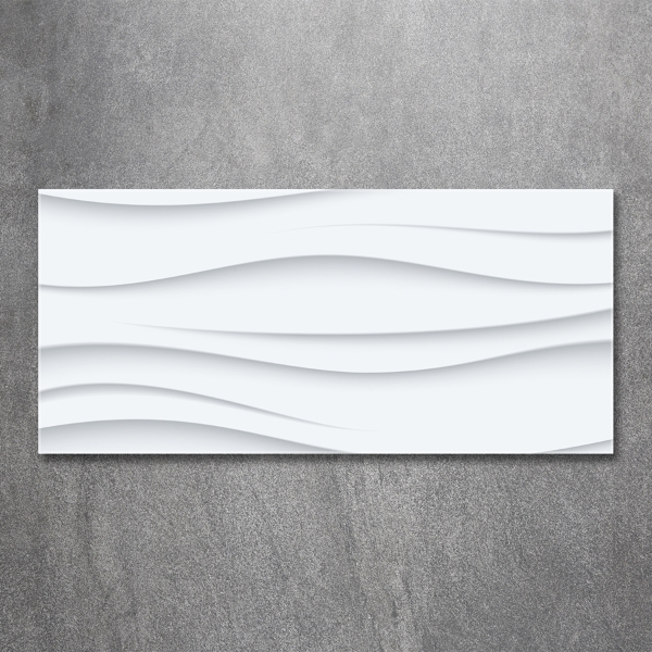 Foto schilderij op glas Abstracte golven