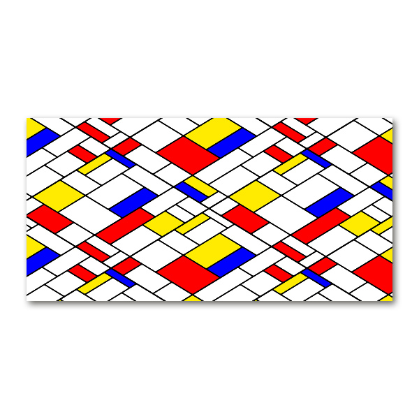 Schilderij glas Abstractie