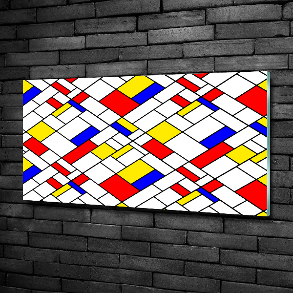 Schilderij glas Abstractie