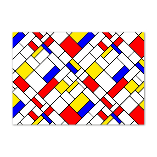 Schilderij glas Abstractie