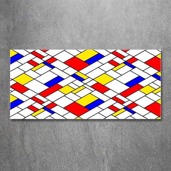 Schilderij glas Abstractie