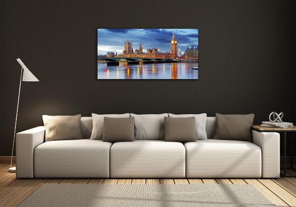 Foto schilderij op glas Theems Londen