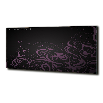 Foto schilderij op glas Ornamenten