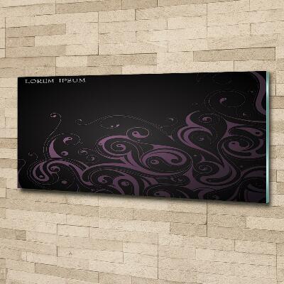 Foto schilderij op glas Ornamenten