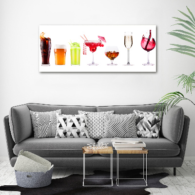 Schilderij glas Drankenset