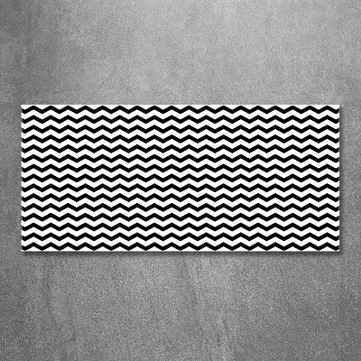 Schilderij op glas Zigzags