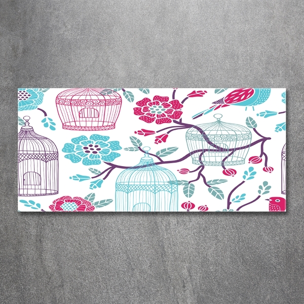 Foto-obraz szklany Klatki dla ptaków