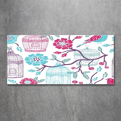 Foto-obraz szklany Klatki dla ptaków