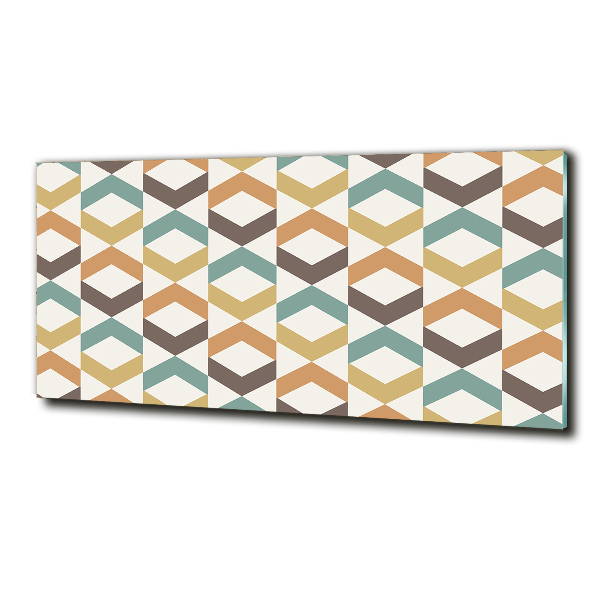 Glazen schilderij Retro achtergrond