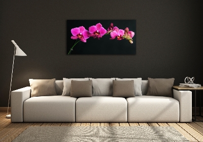 Glazen schilderij Orchidee