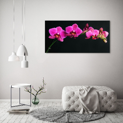 Glazen schilderij Orchidee