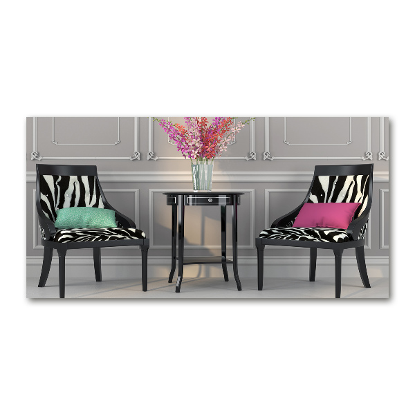 Foto-obraz szkło hartowane Dwa krzesła