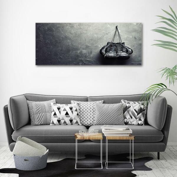 Schilderij op glas Bokshandschoenen