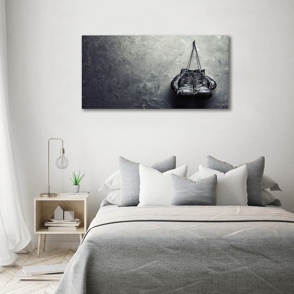 Schilderij op glas Bokshandschoenen