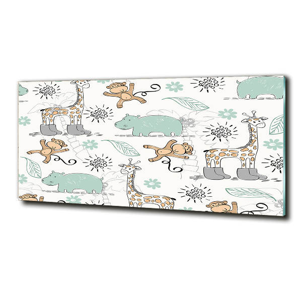 Foto schilderij op glas Dieren