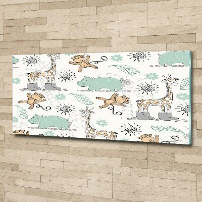 Foto schilderij op glas Dieren