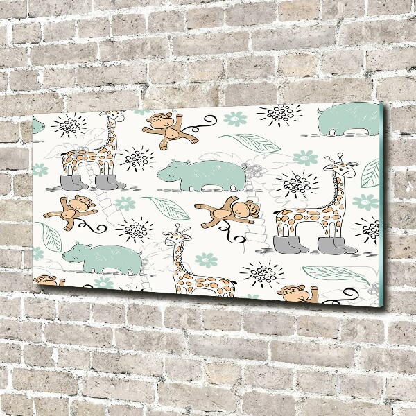 Foto schilderij op glas Dieren