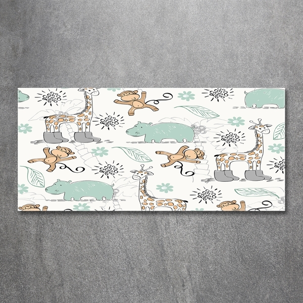 Foto schilderij op glas Dieren