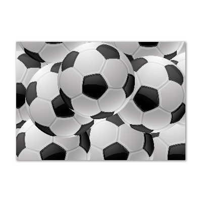 Schilderij glas Voetbal