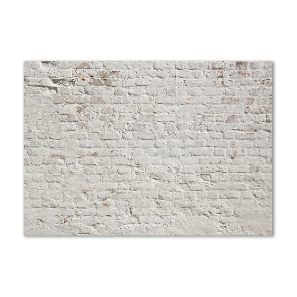 Schilderij op glas Bakstenen muur