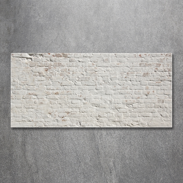Schilderij op glas Bakstenen muur