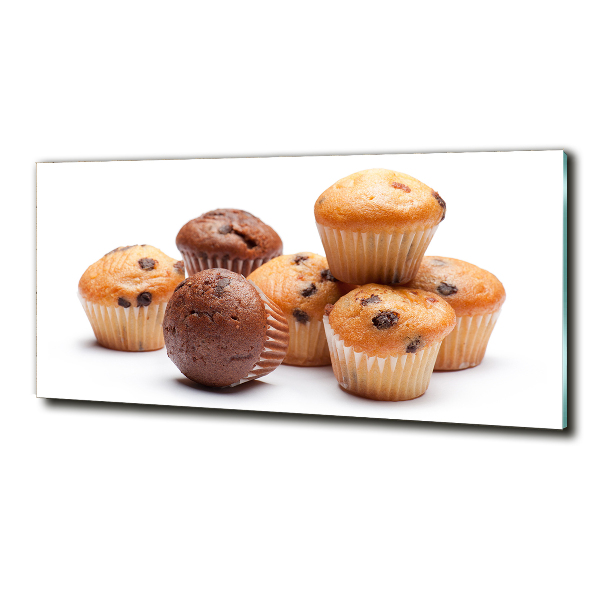 Schilderij glas Cupcakes