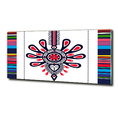 Foto-obraz szklany Polski wzór ludowy