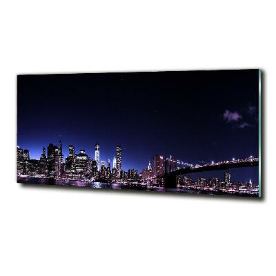 Foto schilderij op glas Brooklynbrug