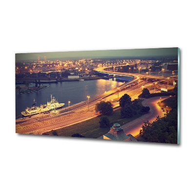 Glazen schilderij Szczecin, Polen