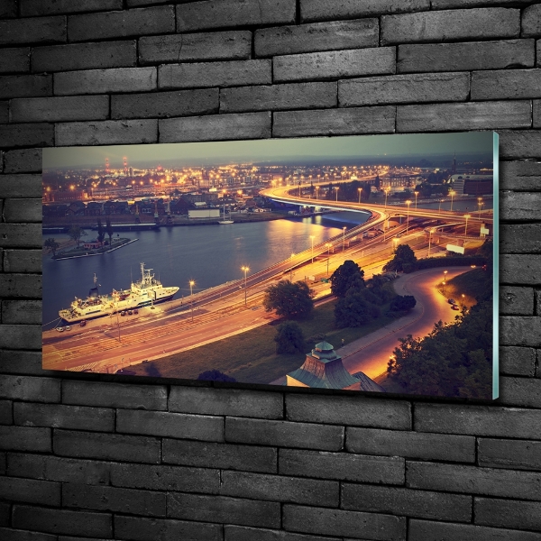 Glazen schilderij Szczecin, Polen