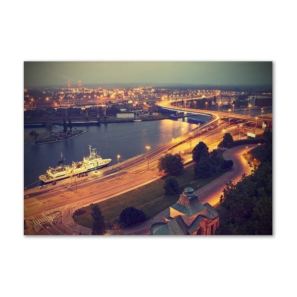 Glazen schilderij Szczecin, Polen