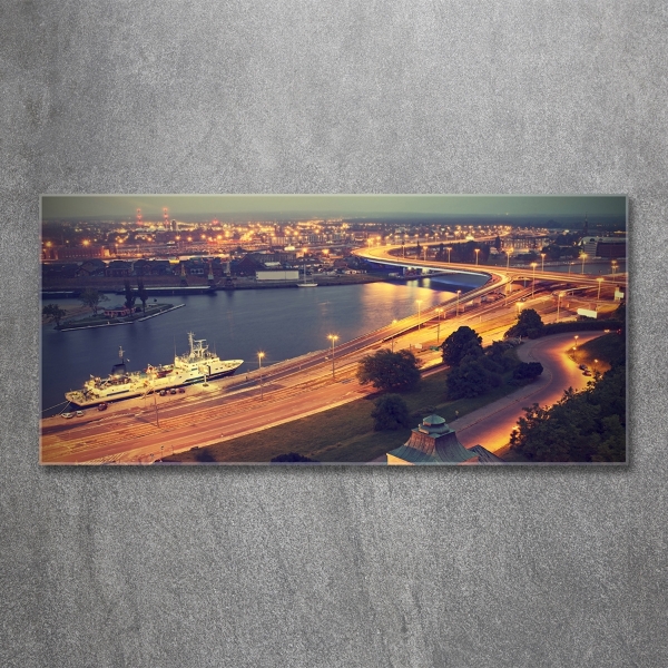 Glazen schilderij Szczecin, Polen