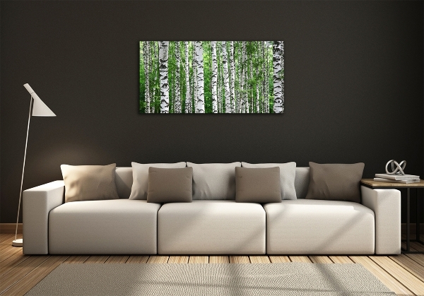 Foto obraz zdjęcie szkło hartowane Brzozy