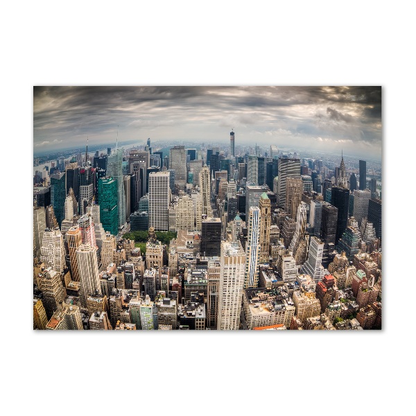 Schilderij glas New York