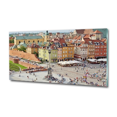 Glazen schilderij Warschau, Polen