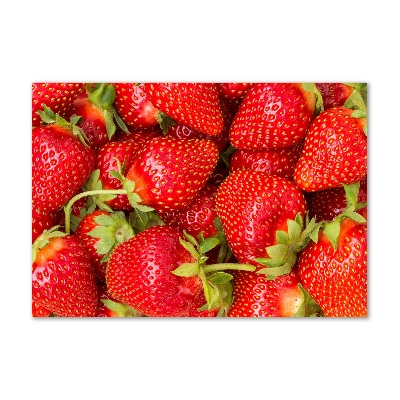Foto obraz szkło hartowane Truskawki