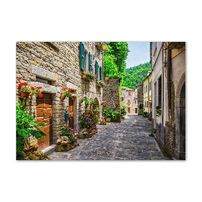 Foto obraz szklany Urokliwa uliczka